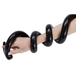 FUKR Gode long Mega Snake 100 x 3cm Noir
